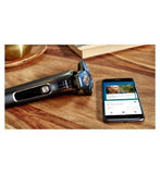 Philips Series 7000 Wet & Dry Electric Shaver with Charging Station, Cleaning Pod, Pouch - S7788/55
