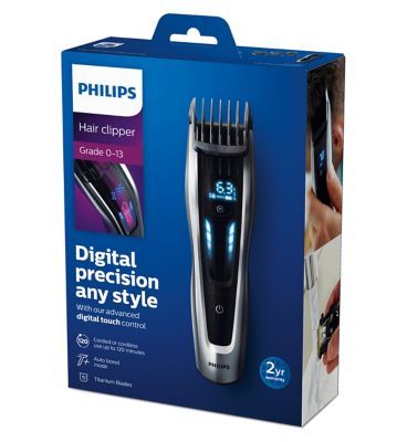 Philips Series 9000 Hair Clipper HC9450/13 with Motorised Adjustable Comb