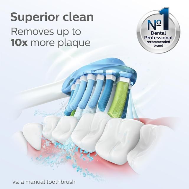 Philips Sonicare Brush Heads Premium Plaque Defence RFID (White) 4 per pack