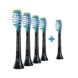 Philips Sonicare Premium Plaque Defence RFID - 4+1 pk Black 4 per pack