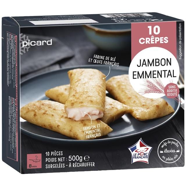 Picard Ham & Emmental Crepes 10 per pack