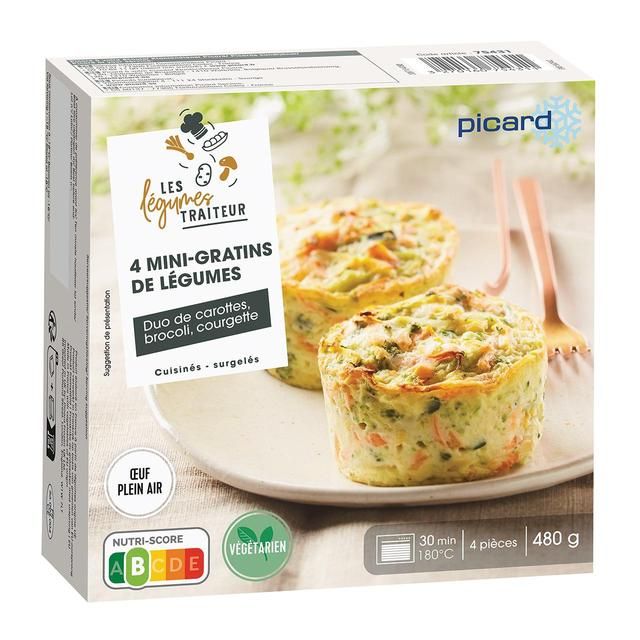 Picard Vegetable Gratins 4 per pack