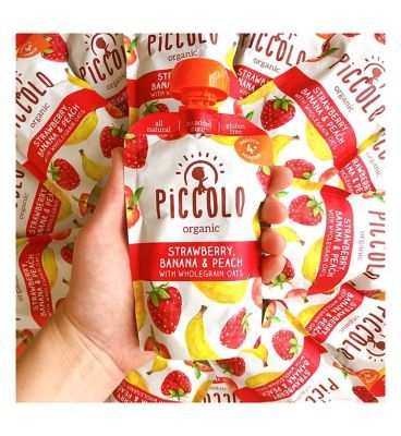 Piccolo Strawberry Banana Peach 100g