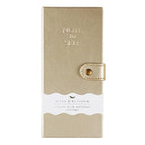 Pigment F&B Gold Faux Leather Slim Notebook