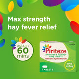Piriteze Hayfever & Allergy Relief Antihistamine Cetirizine Tablets 30 per pack