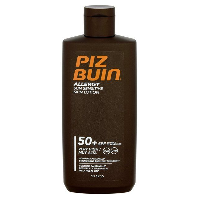 Piz Buin Allergy Sensitive SPF 50 Sun Lotion 200ml