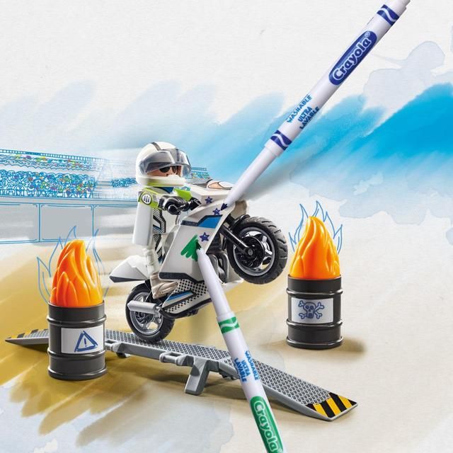 Playmobil 71377 Motorbike with colourful water-soluble markers
