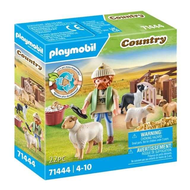 Playmobil 71444 Country Young Shepherd with Flock of Sheep