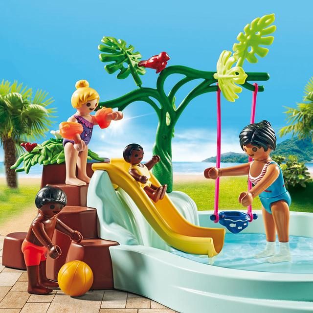 PLAYMOBIL 71529 My Life Children's Pool with Whirlpool Promo Pack