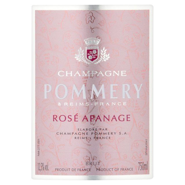Pommery Apanage Rose Champagne NV 75cl