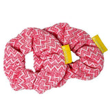Popmask 2 Microfiber Hair Scrunchies - Pink