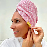 Popmask Microfiber Hair Turban - Pink