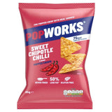 PopWorks Sweet Chipotle Chilli Popped Crisps Sharing Bag 85g
