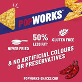 PopWorks Sweet Chipotle Chilli Popped Crisps Sharing Bag 85g
