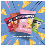 PopWorks Sweet Chipotle Chilli Popped Crisps Sharing Bag 85g