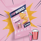 Popworks Sweet & Salty Multipack Popped Crisps 5 per pack