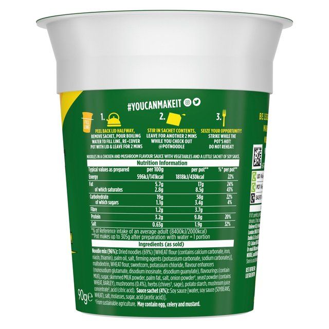 Pot Noodle Chicken & Mushroom 90g