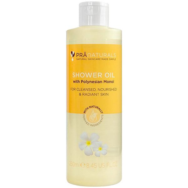PraNaturals Shower Oil with Polynesian Monoi 250ml