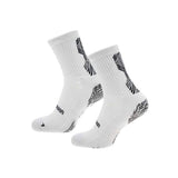 Precision Adult 0 Gripped Anti-Slip Sports Socks (9-12) White/Black / 1EA