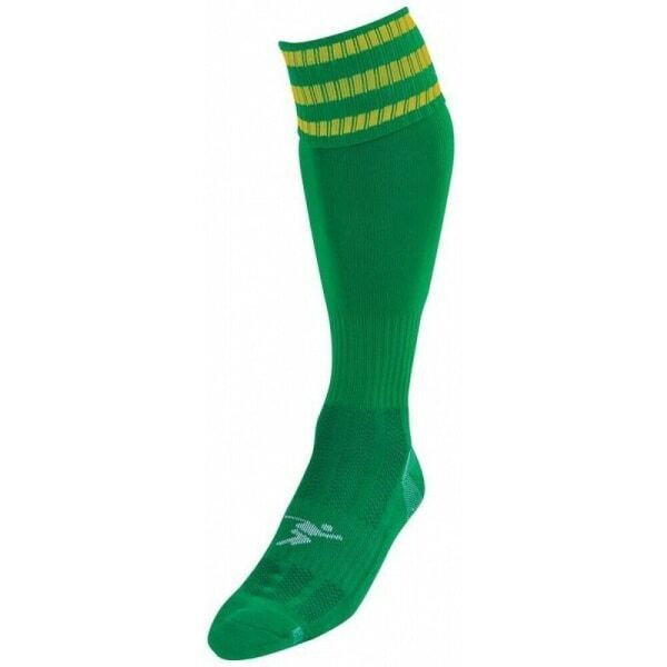 Precision Adult Pro Football Socks (7-11) Green/Gold