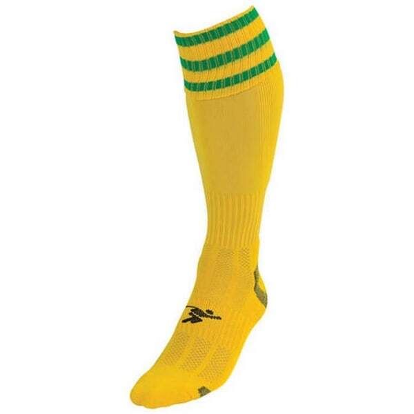 Precision Adult Pro Football Socks (7-11) Yellow/Green