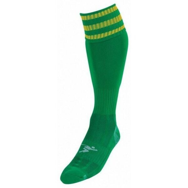 Precision Kids Pro Football Socks (3-6) Green/Gold