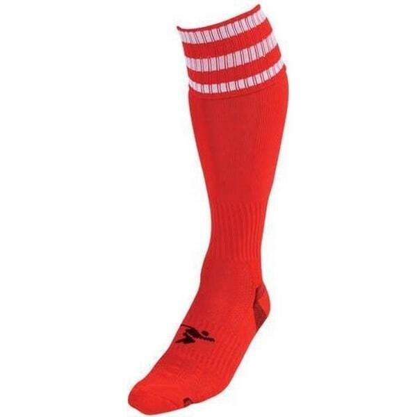 Precision Kids Pro Football Socks (3-6) Red/White / 1EA