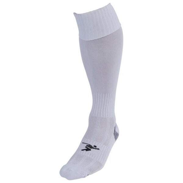 Precision Kids Pro Plain Football Socks (8 -11) White / 1EA