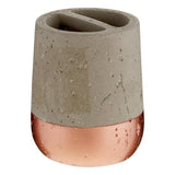 Premier Housewares Toothbrush Holder Neptune Copper and Concrete