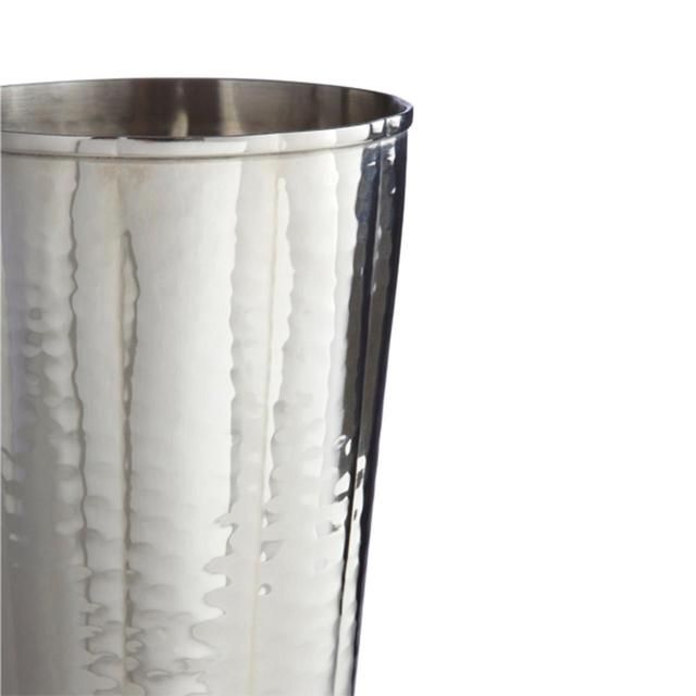 Premier Housewares Tumbler Hammered Effect Nickel Finish