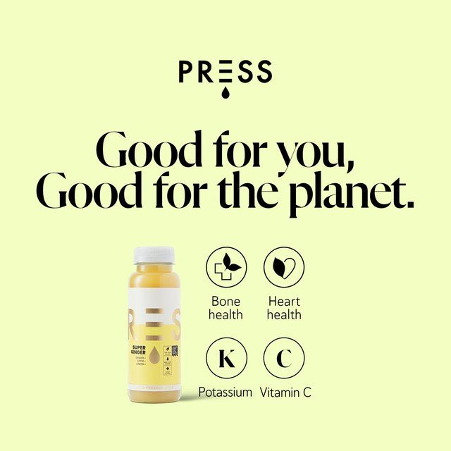 PRESS Super Ginger Raw Cold Pressed Juice 250ml