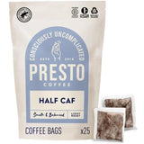 Presto Half Caf Coffee Bags 25 per pack