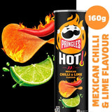 Pringles Hot Mexican Chilli & Lime Sharing Crisps 160g