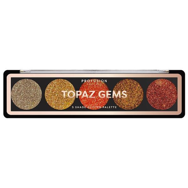 Profusion Cosmetics Glitter Gems Glitter Palette Topaz