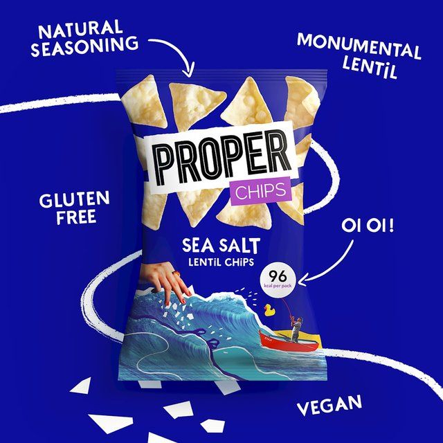 Properchips Sea Salt Lentil Chips 20g