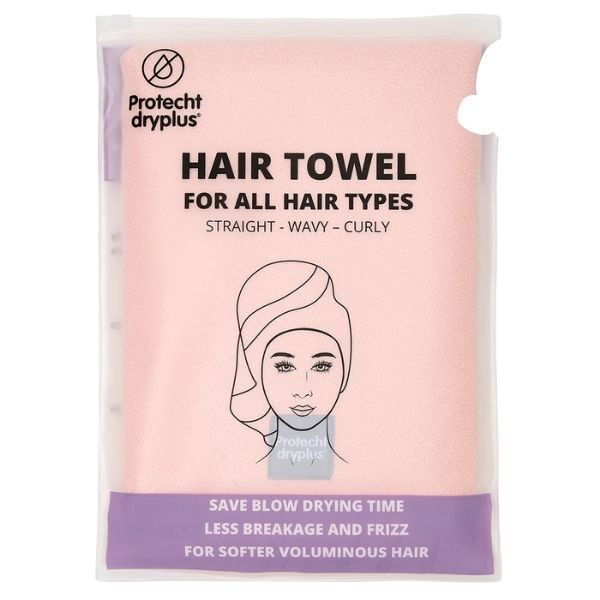 Protecht Dry Plus Hair Towel- Gossamer Pink Gossamer Pink