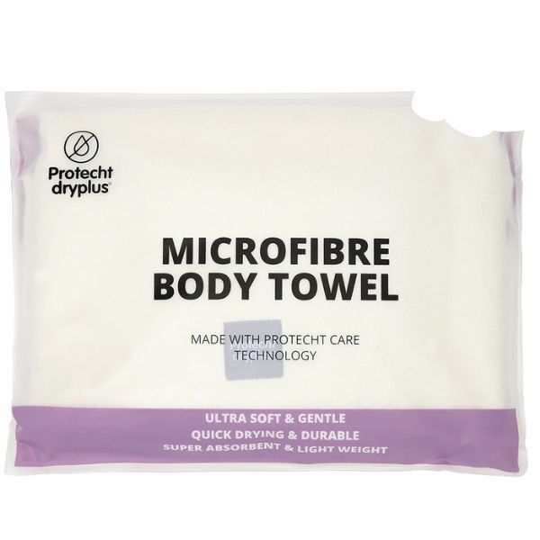 Protecht Dryplus Super Absorbent Body Towel Gossamer Pink White