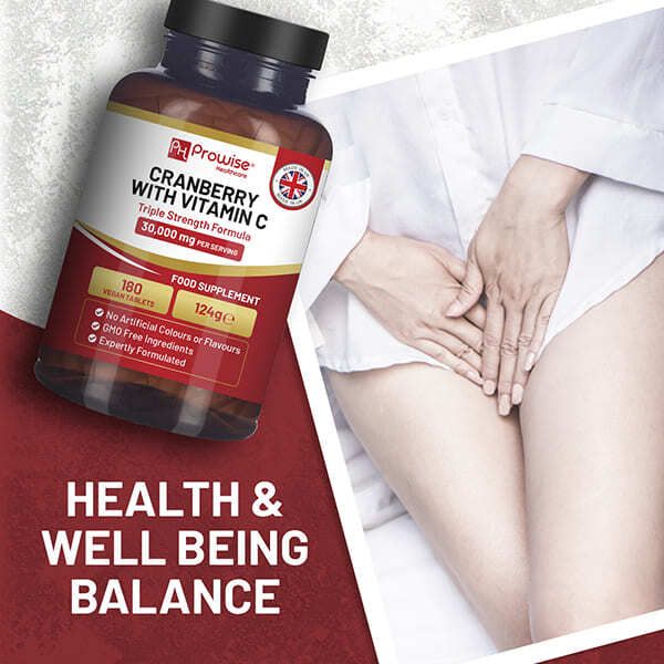 Prowise Cranberry 30,000mg with Vitamin C 180 Tablets