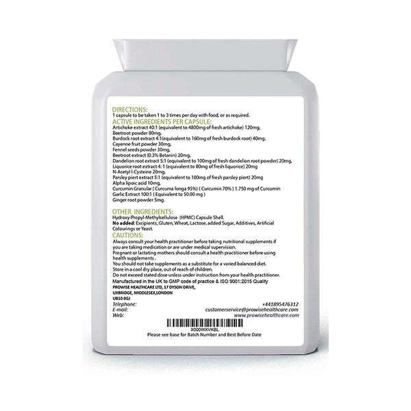 Prowise Livcare+ 500mg 60 Vegan Capsules