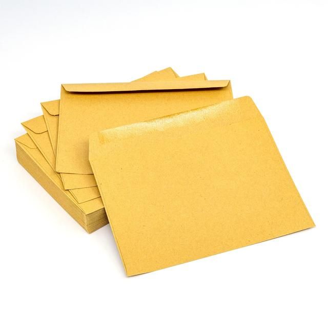 Pukka Pad 50 pack envelopes - C6 Manilla Gummed 114mm x 162mm 50 per pack