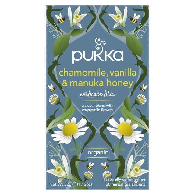 Pukka Tea Chamomile Vanilla & Manuka Honey Teabags 20 per pack