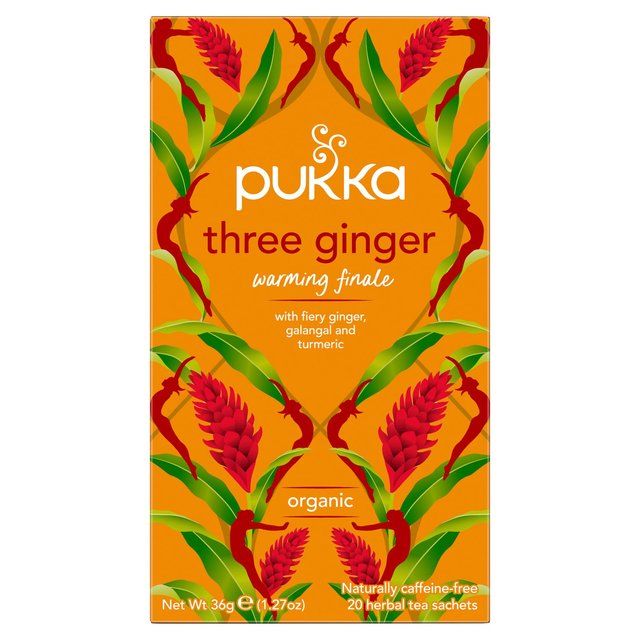 Pukka Tea Organic Three Ginger Tea Bags 20 per pack