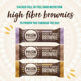 Pulsin Choc Hazelnut Vegan High Fibre Brownie Multipack 4 x 35g