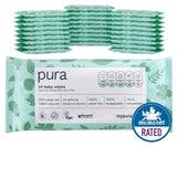 Pura Eco Baby Wipes Multipack 24 x 28 per pack