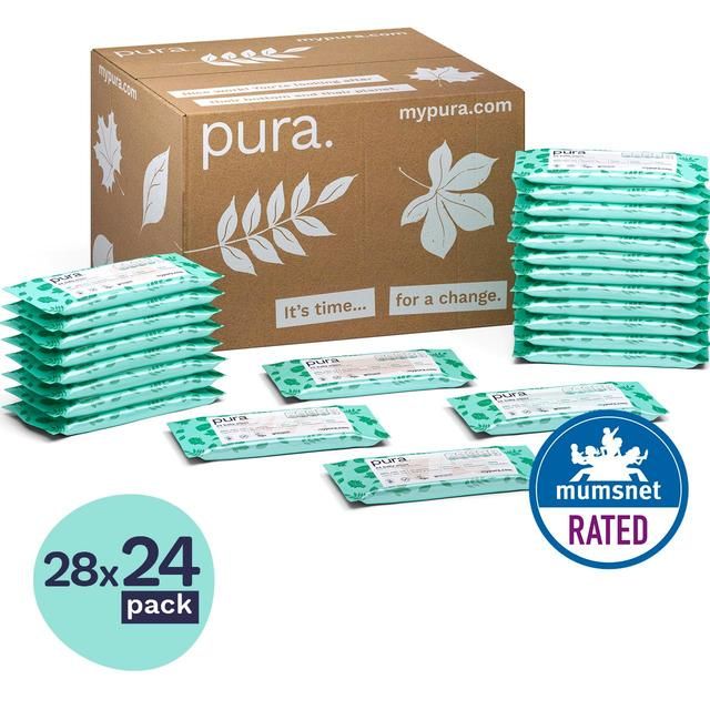 Pura Eco Baby Wipes Multipack 24 x 28 per pack