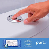 Pura Flushable Toilet Tissue Wipes Multipack 14 x 40 per pack