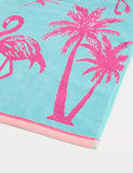 Pure Cotton Flamingo Beach Towel