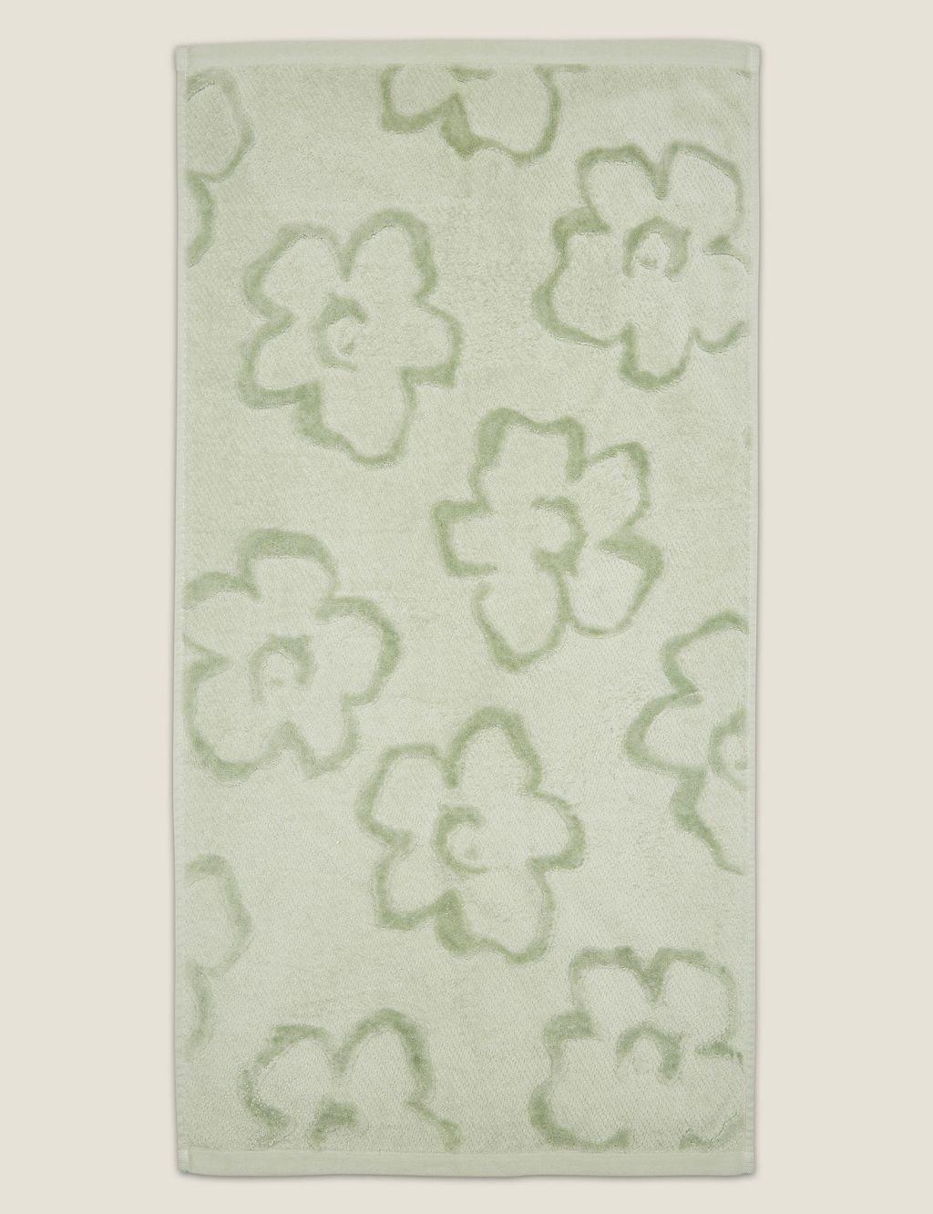 Pure Cotton Magnolia Textured Towel
