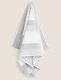 Pure Cotton Striped Textured Towel