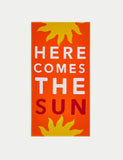 Pure Cotton Sun Slogan Beach Towel